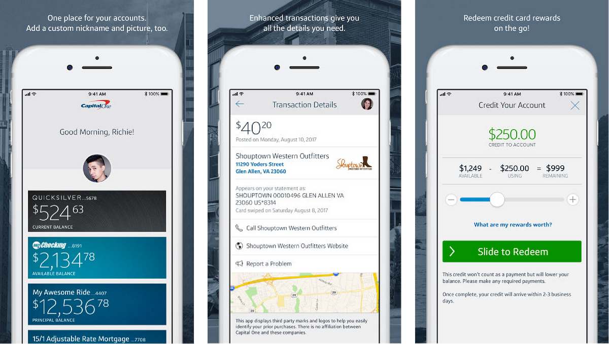 Usability of the Capital One Mobile App | by Jaron Barnes | Medium