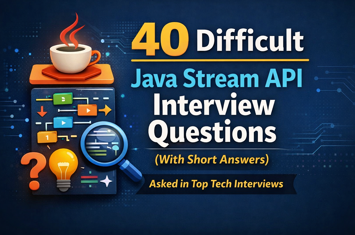 40 Moderate to Difficult Java Stream API Interview Questions (With ...