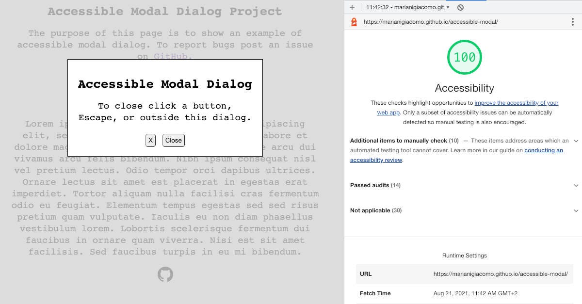 An Accessible Modal Dialog with HTML, CSS, and JavaScript | by Giacomo ...