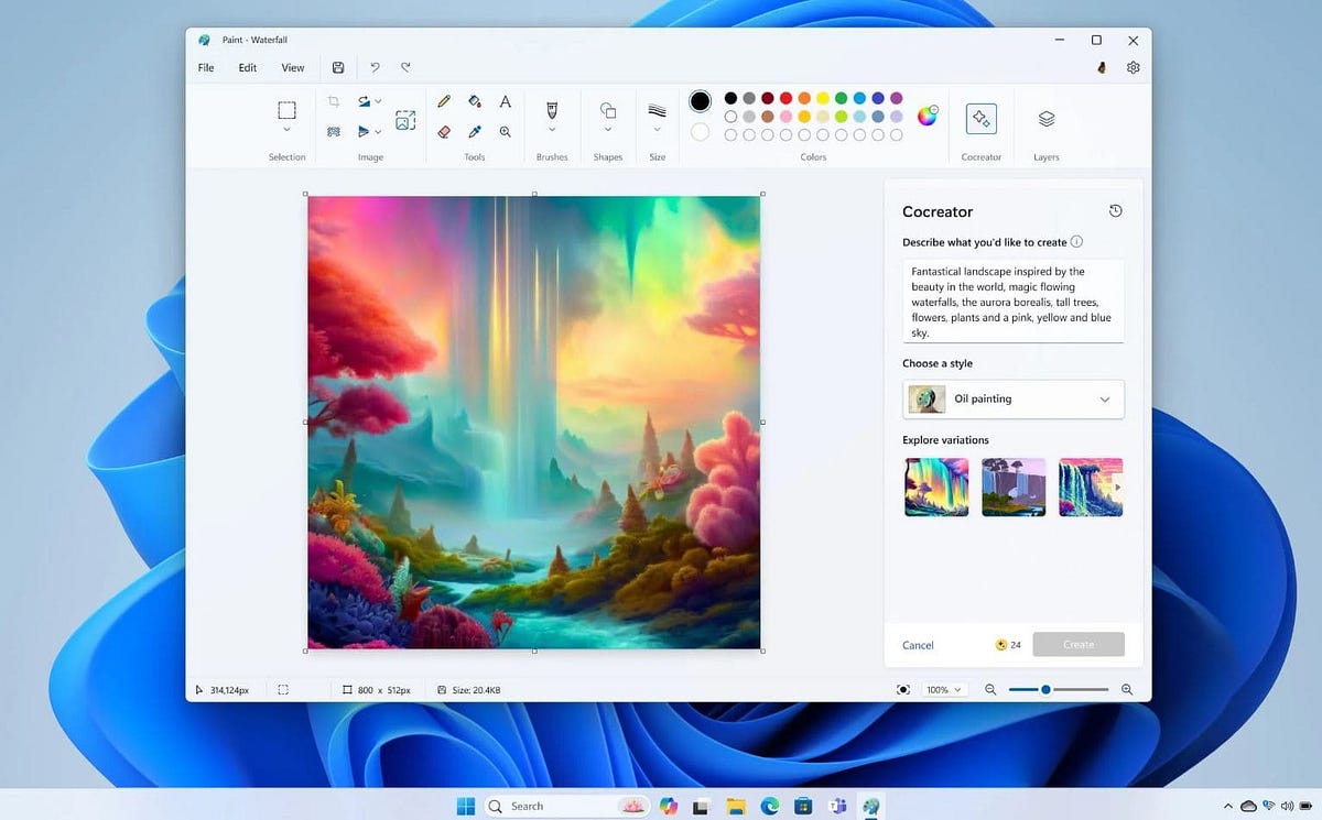 Microsoft Paint is Getting Layers and Transparency