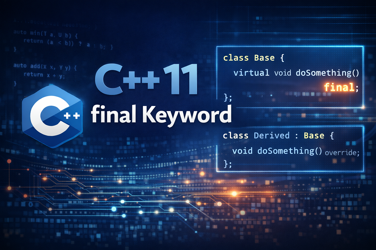 C++11 final Keyword: Preventing Inheritance and Method Overriding the ...