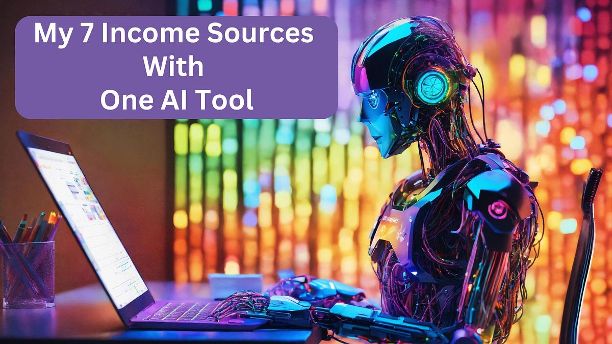 My 7 Income Sources With One AI Tool | Medium