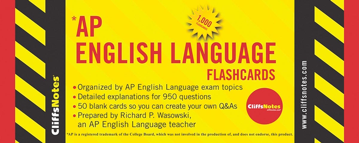 [READ][BEST]} CliffsNotes AP English Language Flashcards (CliffsNotes ...