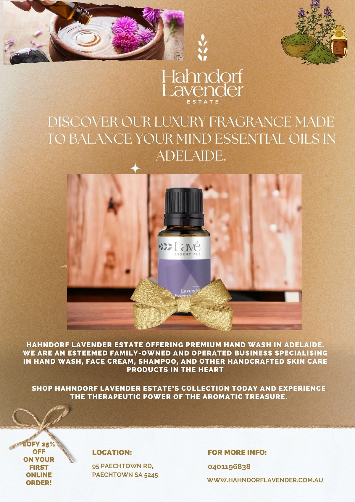 Essential Oils Adelaide Hahndorf Lavender Estate Medium