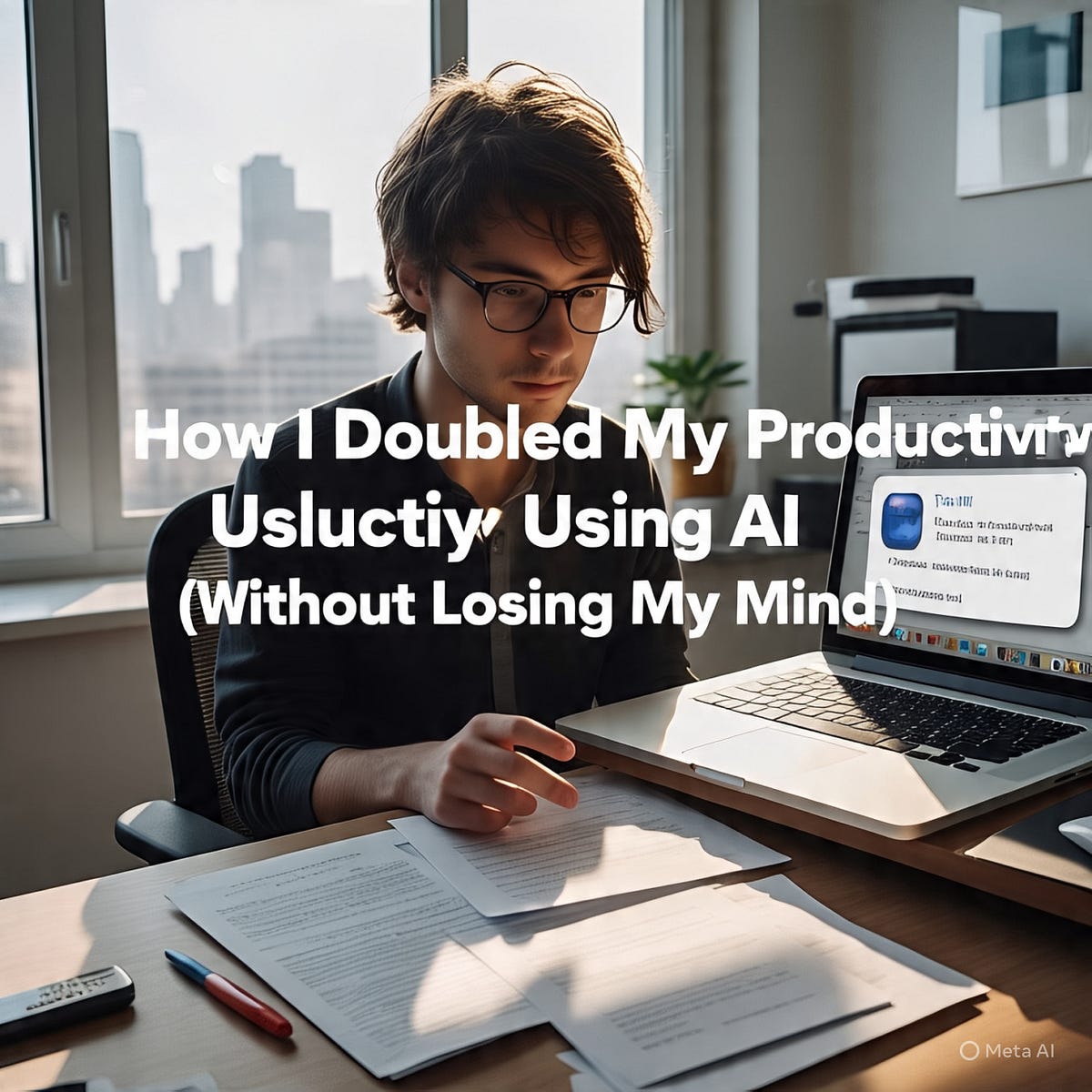 "How I Doubled My Productivity Using AI (Without Losing My Mind)"