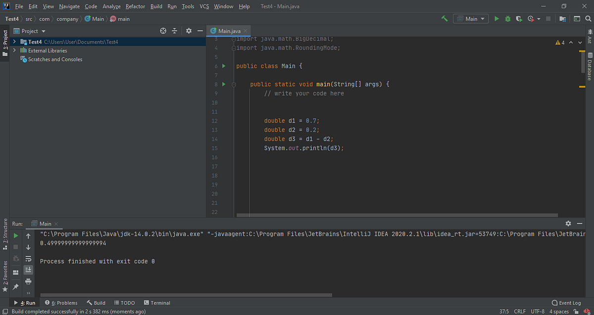 Java Floating Point error explain with IEEE 754 specification | by ...