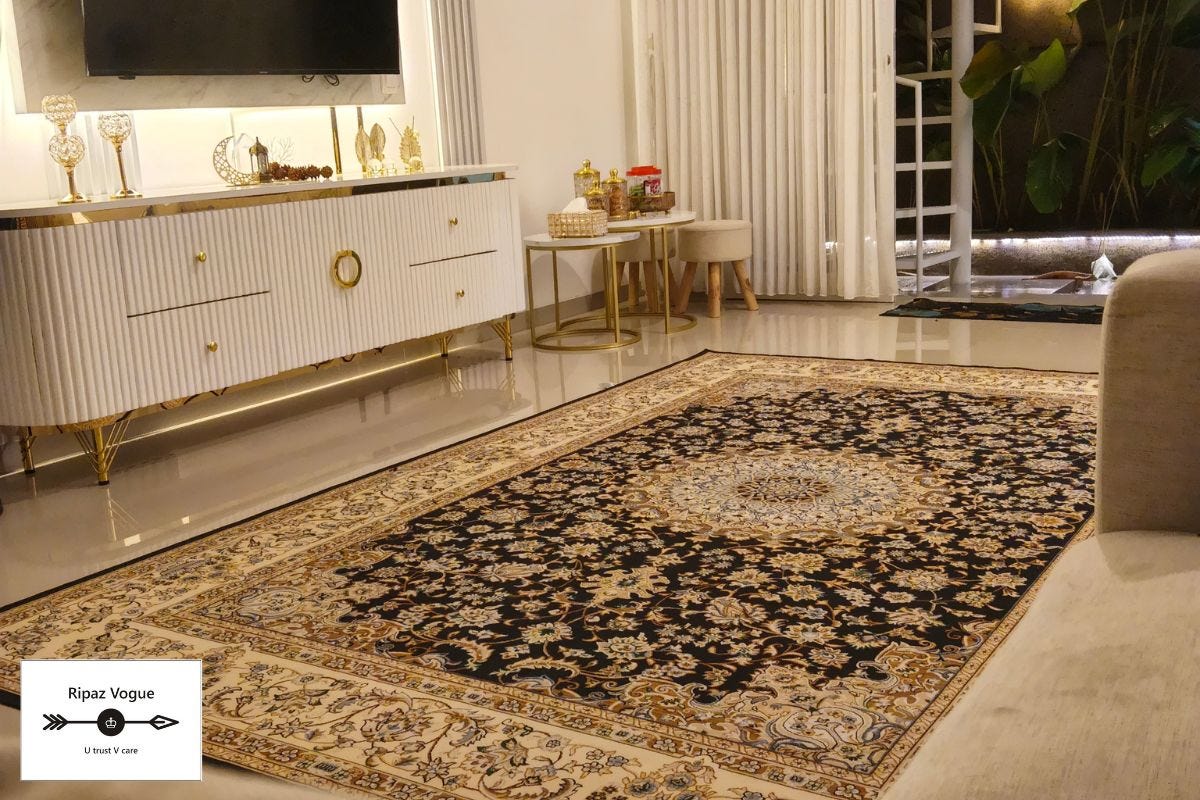 Stylish Living Room Rugs for Modern Homes by Ripaz Vogue