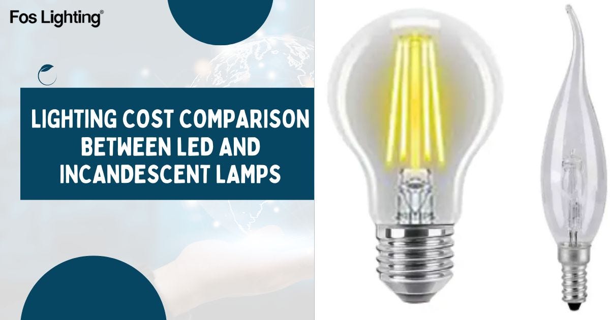 Lighting Cost Comparison Between LED and Incandescent Lamps by sneha