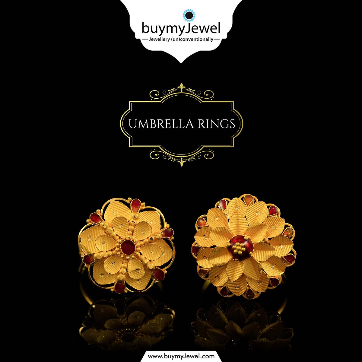 Umbrella Rings Goldsetubuymyjewel Medium