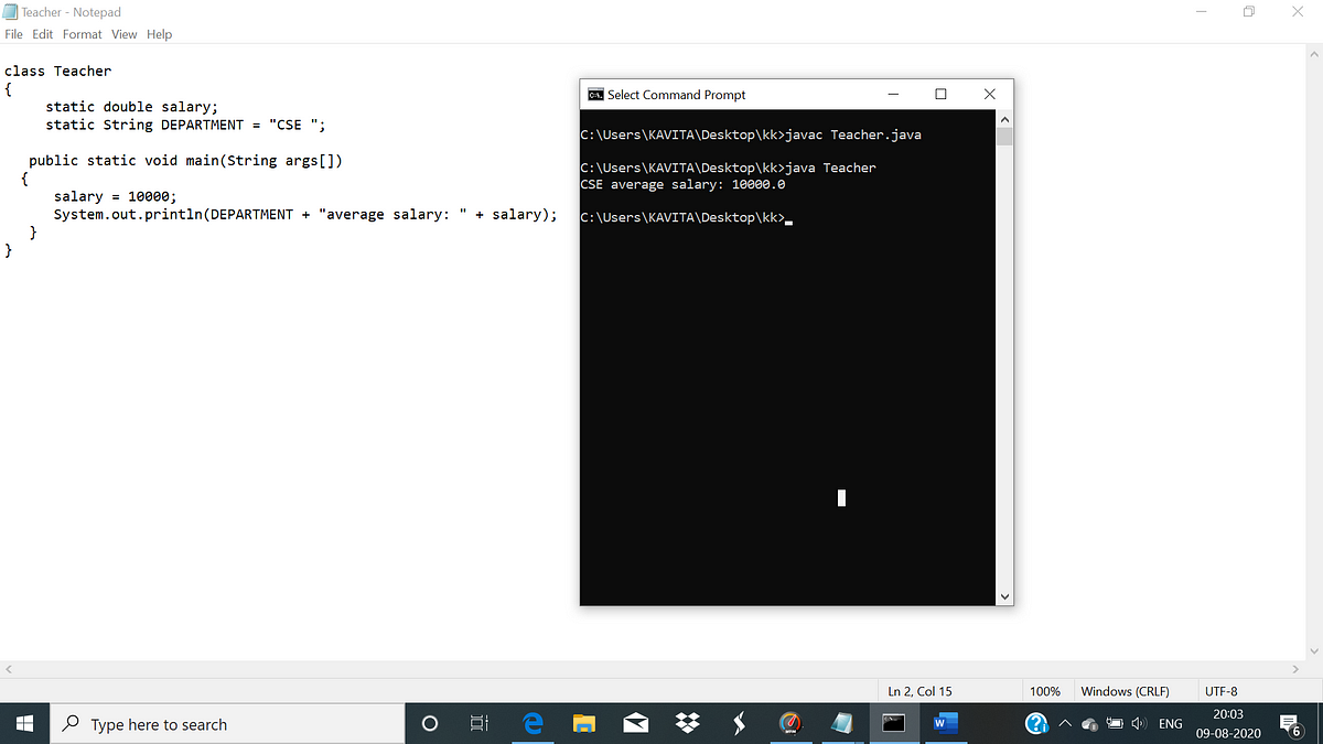 java static keyword *****. The static keyword in Java is used for… | by ...
