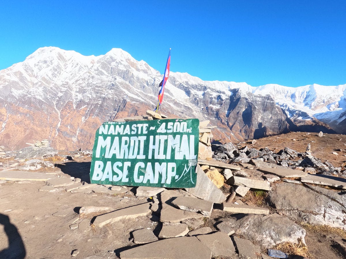 Mardi Himal Trek An Unnoticed Treasure in the Annapurna Area by