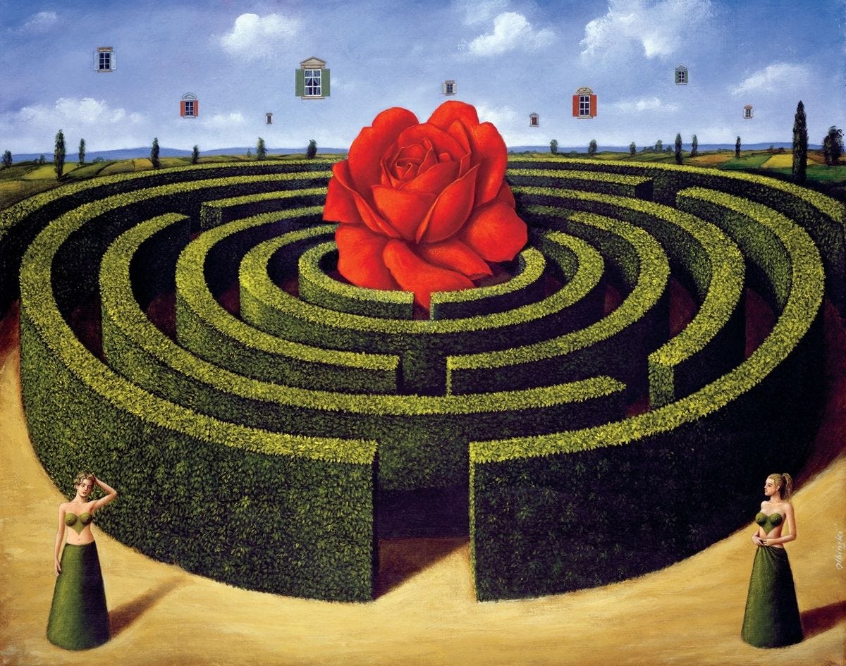 мышление. человек в лабиринте. лабиринт 3д. сложная ситуация. загадочный лабиринт.