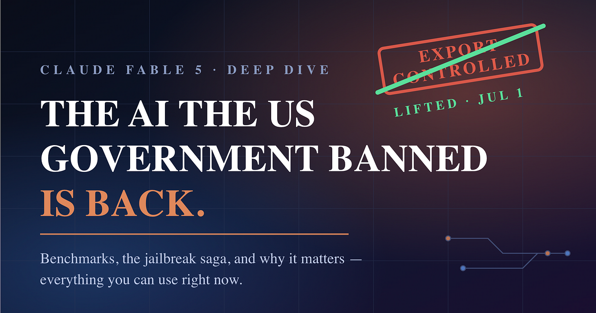 The AI the US Government Banned Is Back And You Can Use It Right Now (Claude Fable 5 Deep Dive)
