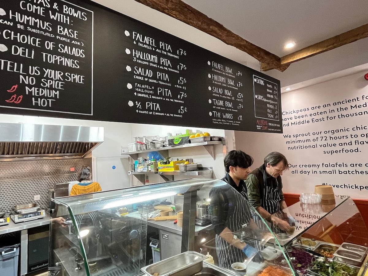 Review Chickpea, Oxford. The brains behind both Alpha Bar in the… by