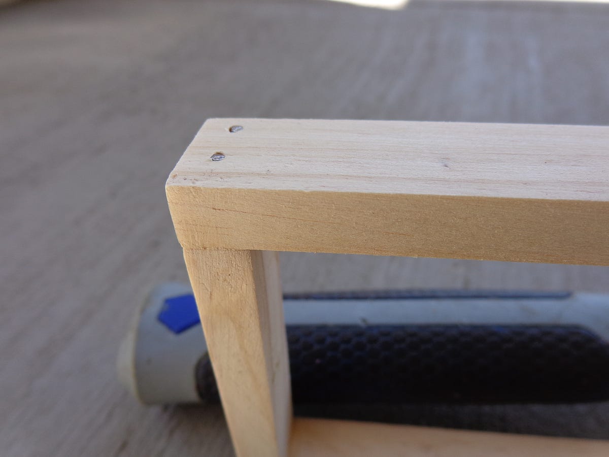 COUNTERSINKING. Finishing nails, brads, and screws by Sharon Cacho