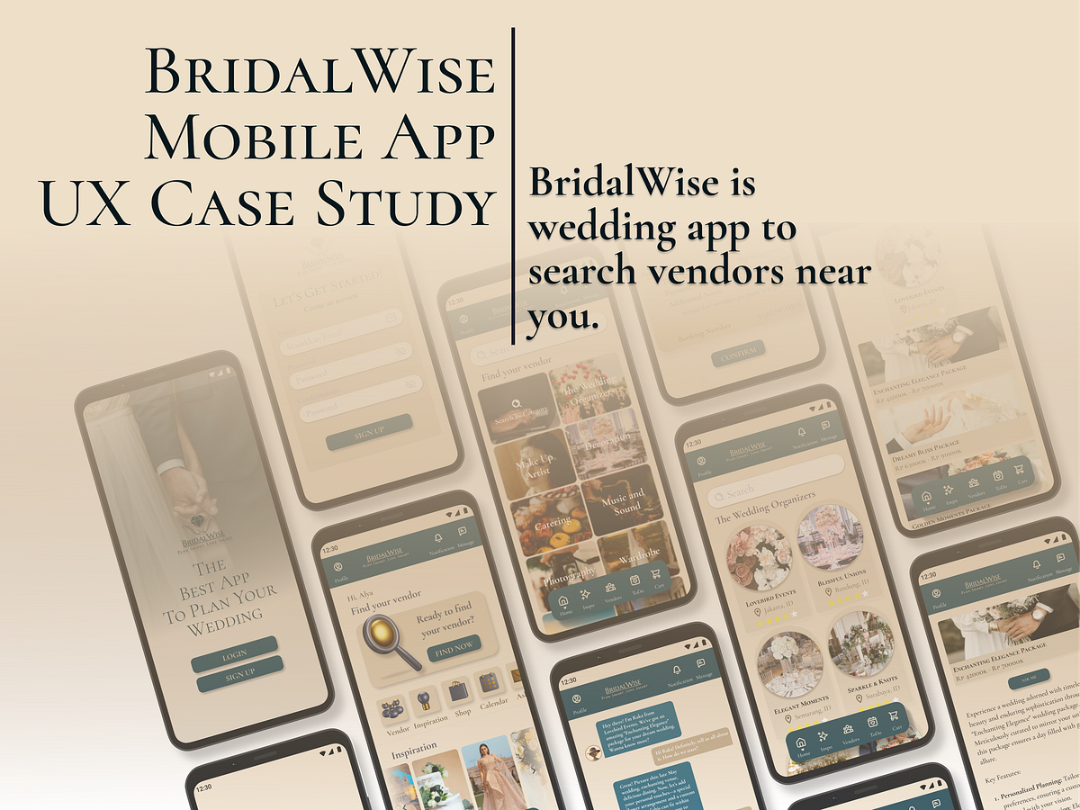 UX Case Study : BridalWise, super Wedding App | by Jihade Kufiita ...