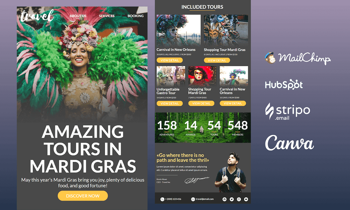I will design Mailchimp newsletter template | by LitonX360 | Feb, 2024 ...