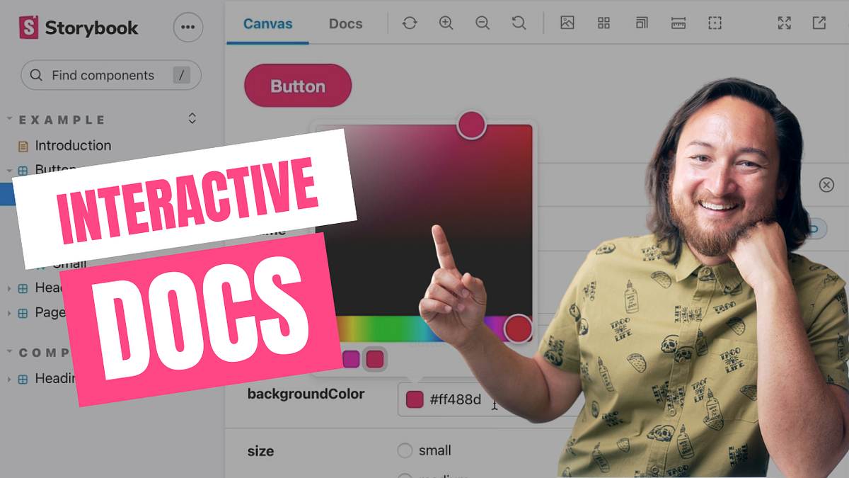 How to connect props with Storybook Controls by chantastic Storybook Medium