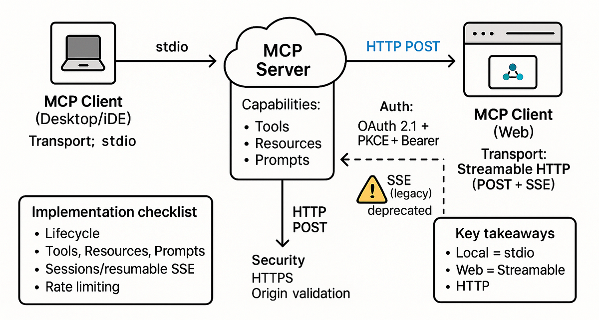Building MCP Servers: Architecture, Transports, and the Modern Way to ...