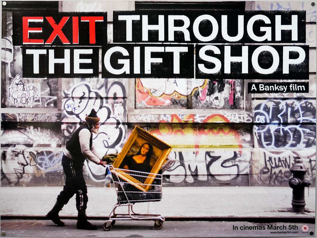 Exit through the f shop CB banksy バンクシー Movie Review: Exit Through the Gift Shop is a Documentary About a
