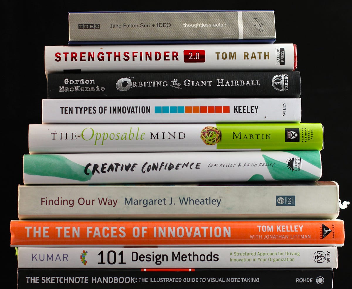 10 Books Design Thinking Journey by michael j. brennan Medium