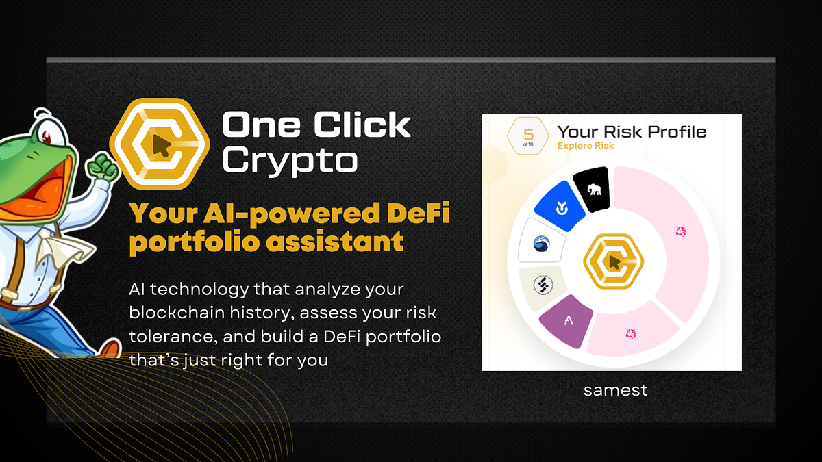 One Click Crypto: The Wealthfront for DeFi | by Samuel Olapade | Medium