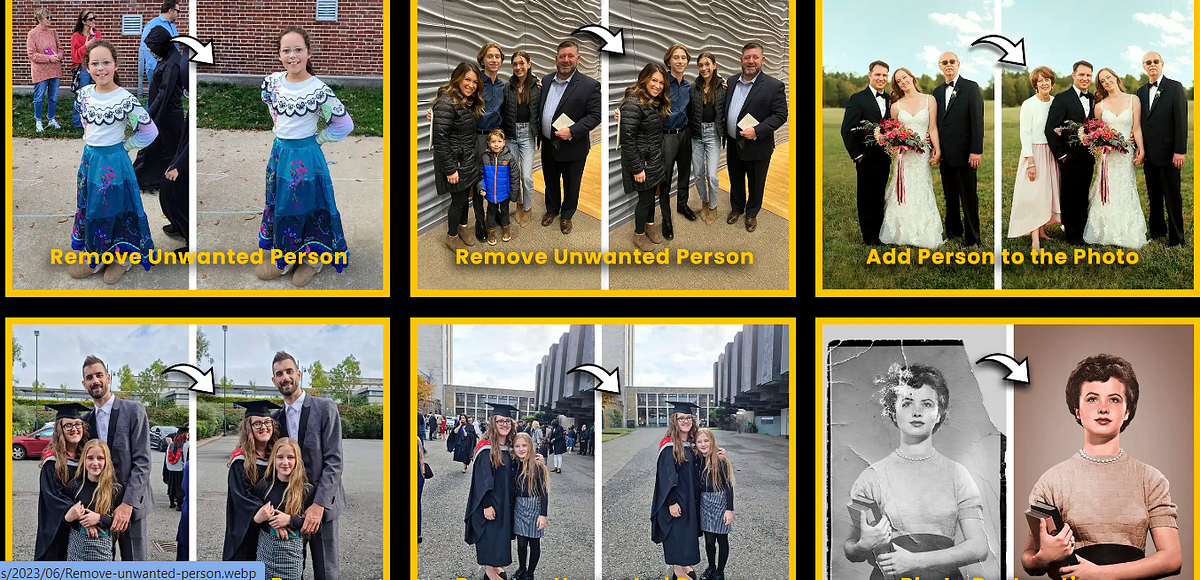 Mastering the Art of Deleting People from Photos  by Miniprintspro 