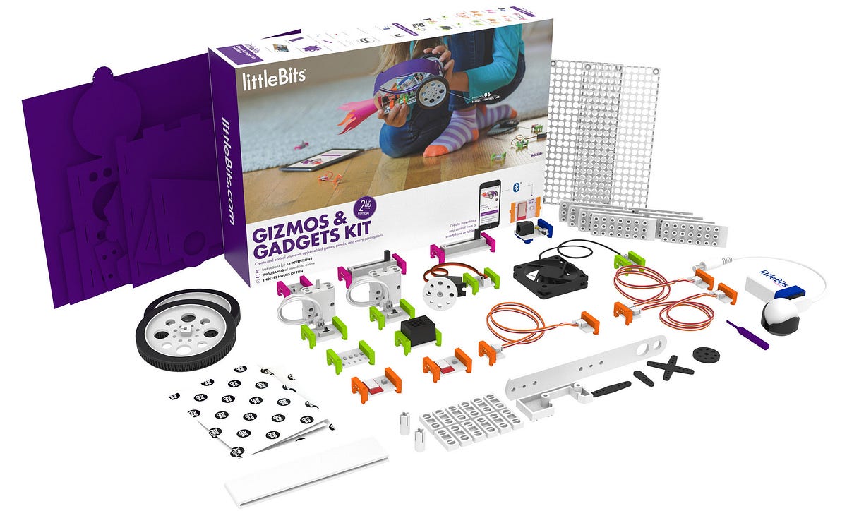 Gizmos & Gadgets 発明用ボックス GIZOMS & GADGETS KIT,1st Edition｜littleBits