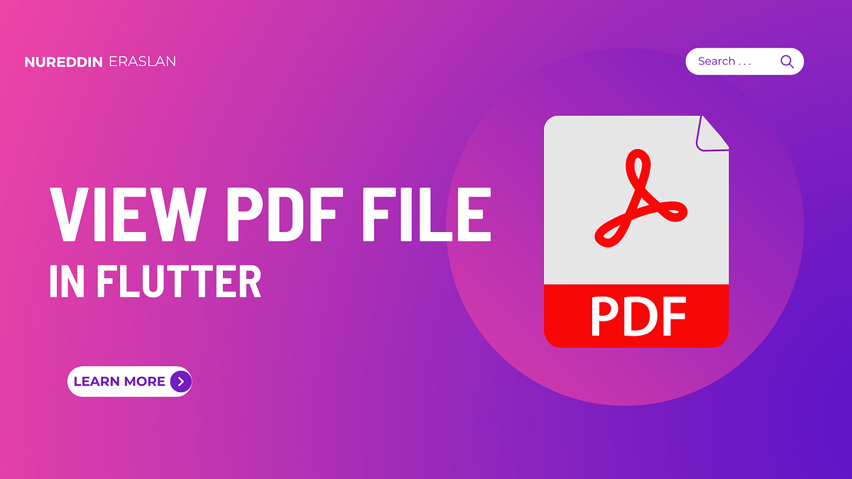 Generating and Reading PDF Files in Flutter by Nurettin Eraslan Medium