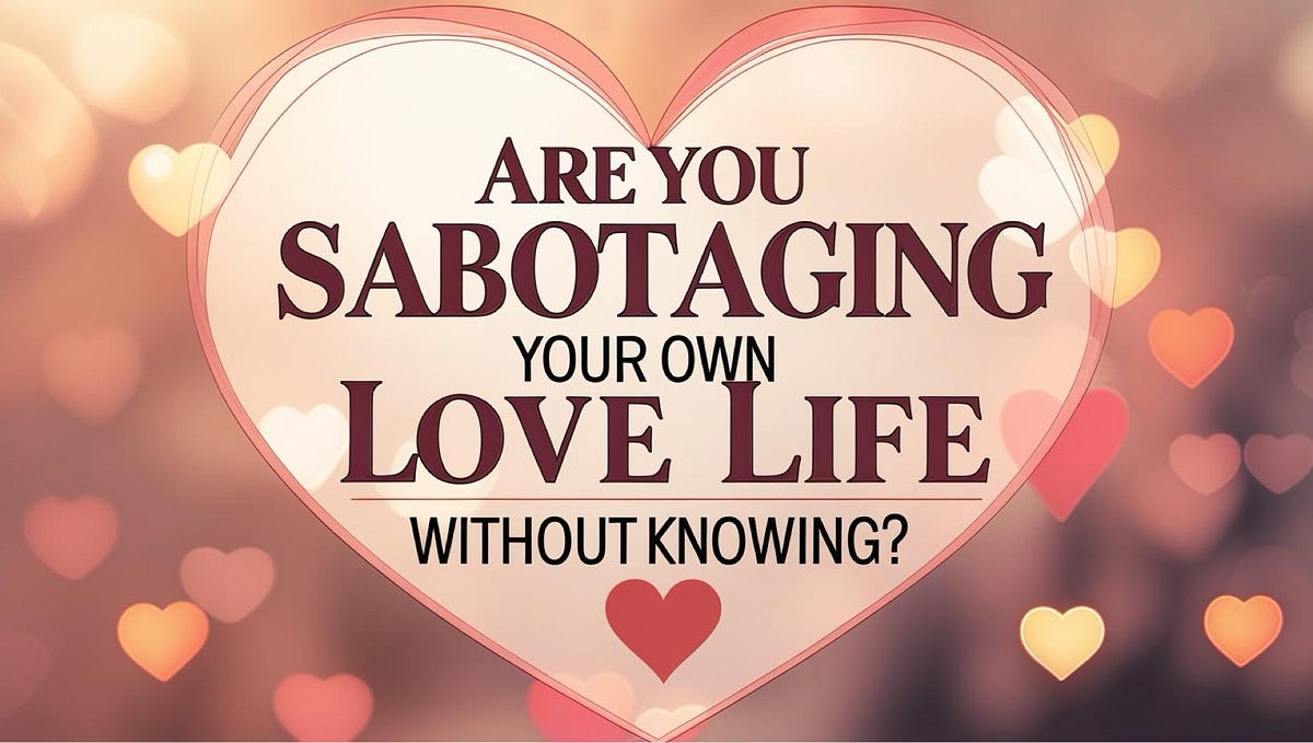 Are You Sabotaging Your Own Love Life Without Knowing? by Veronica
