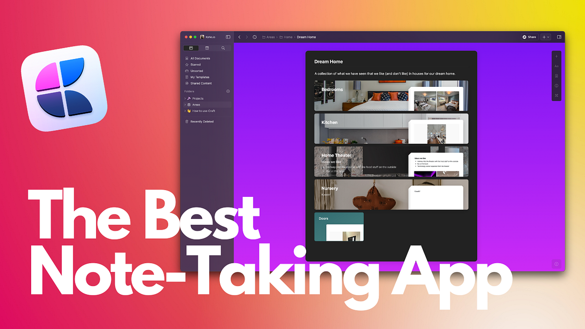 The Best NoteTaking App for Apple Platforms in 2022 by Noah Johnson