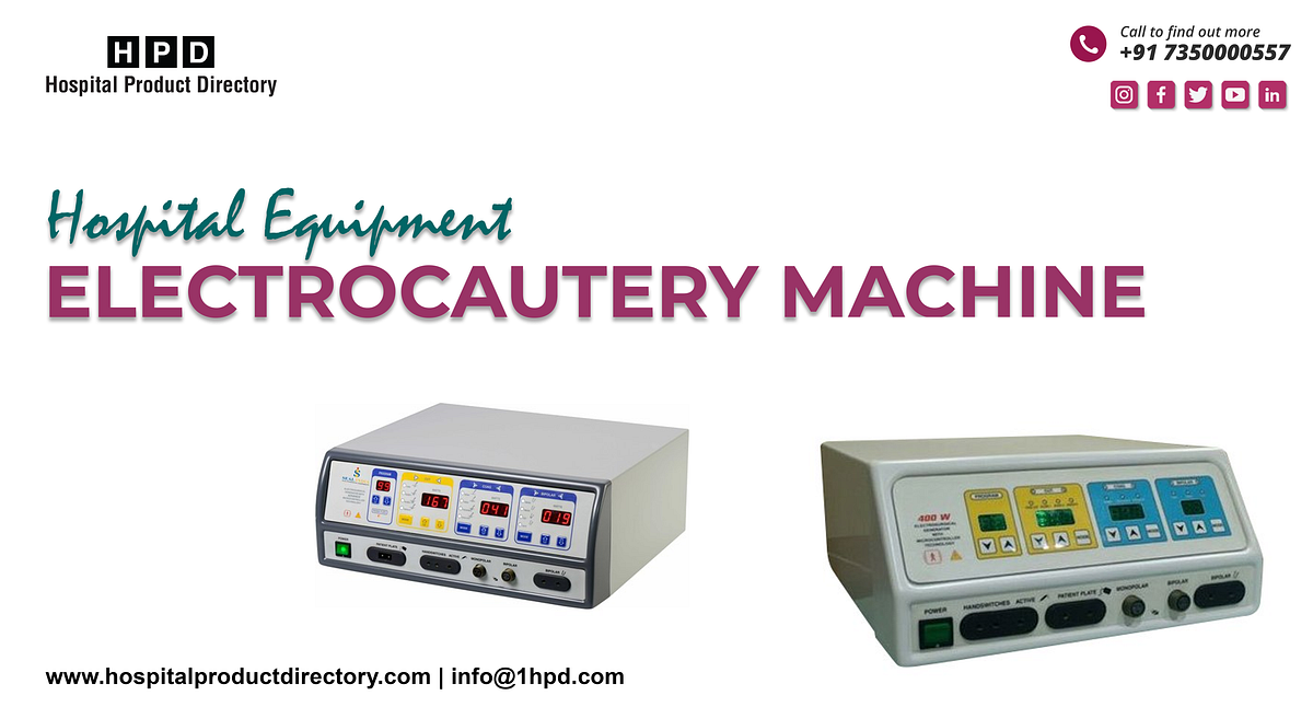 How is an Electrocautery machine used in medicine? by Avinash