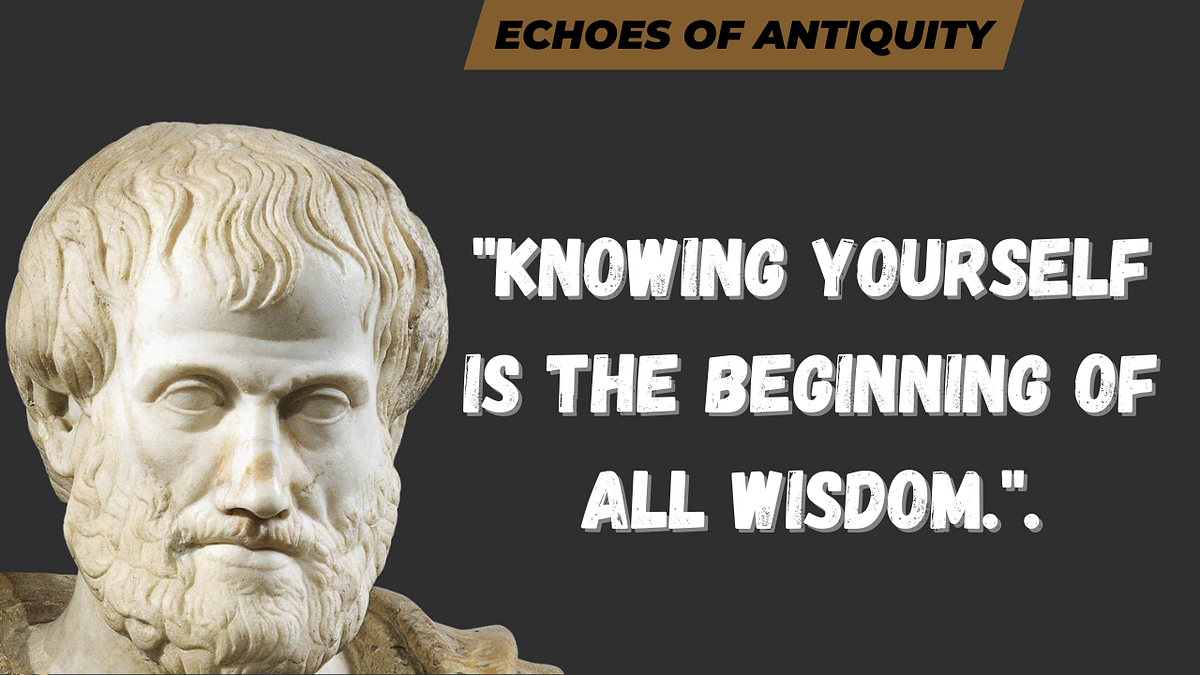 Unlocking Aristotle’s Wisdom The Art of SelfDiscovery by Echoes Of