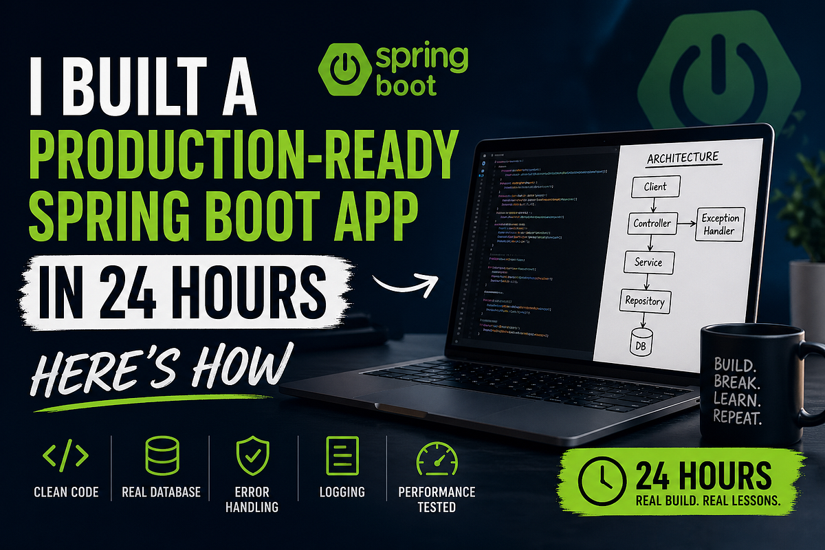 I Built a Production-Ready Spring Boot App in 24 Hours — Here’s How ...