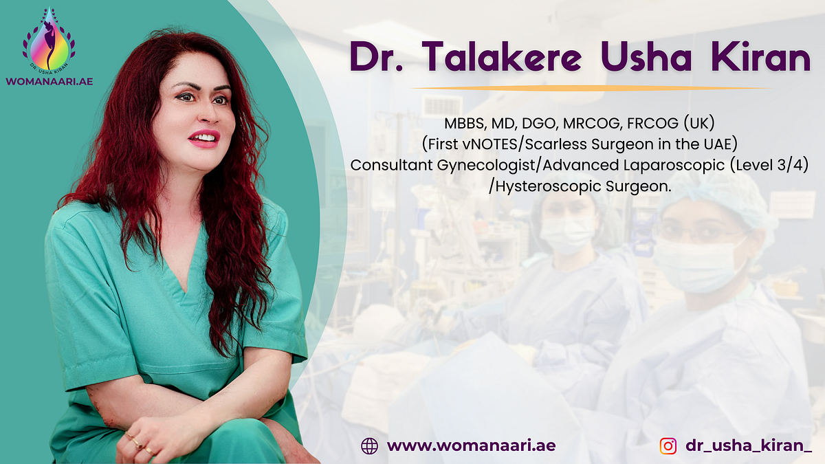 Best Gynaecologist in Dubai Dr. Talakere Usha Kiran 2024 by