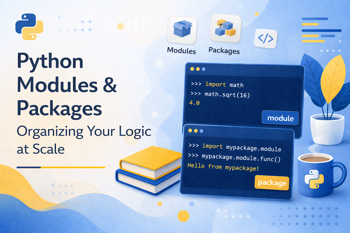 Python Modules & Packages Organizing Code at Scale | Medium