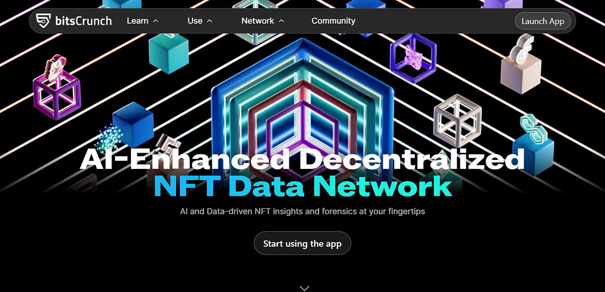 BITSCRUNCH-Decentralized NFT Data Network Empowered by Artificial