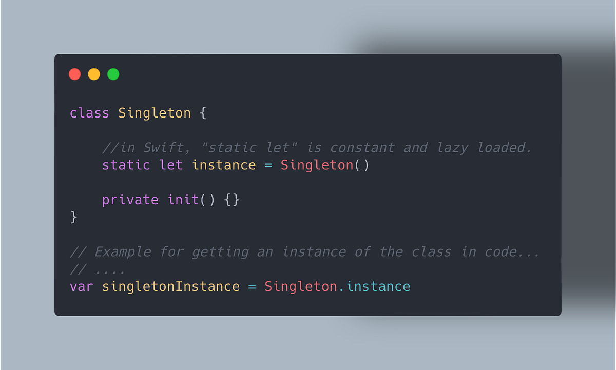 On some design patterns used in Swift language | by Fatih Saglam | Medium