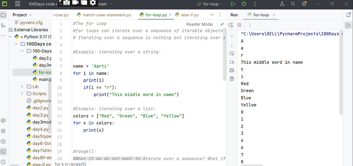 DAY08Loops in Python. Introduction to Loops | by Aartisingh | Apr, 2024 ...