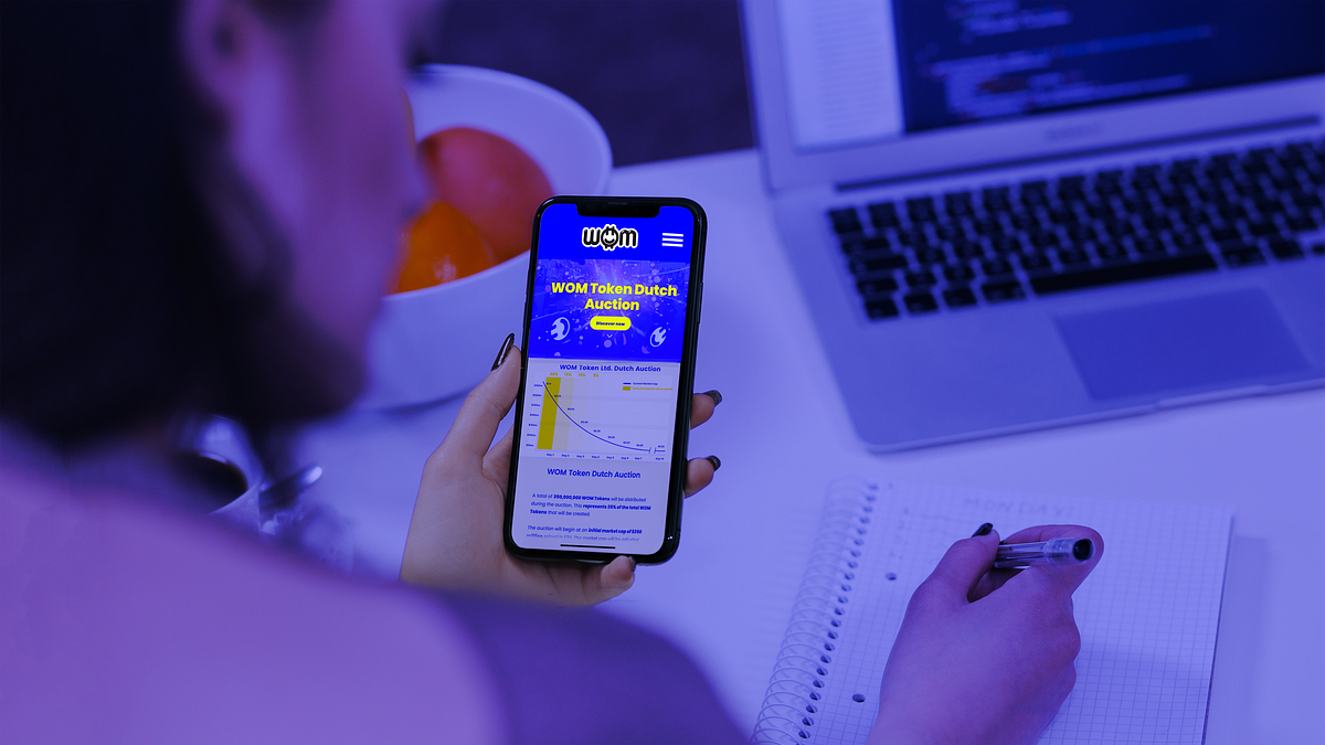 Introduction to the WOM Dutch Auction | by mago.crypto | WOM Protocol |  Medium