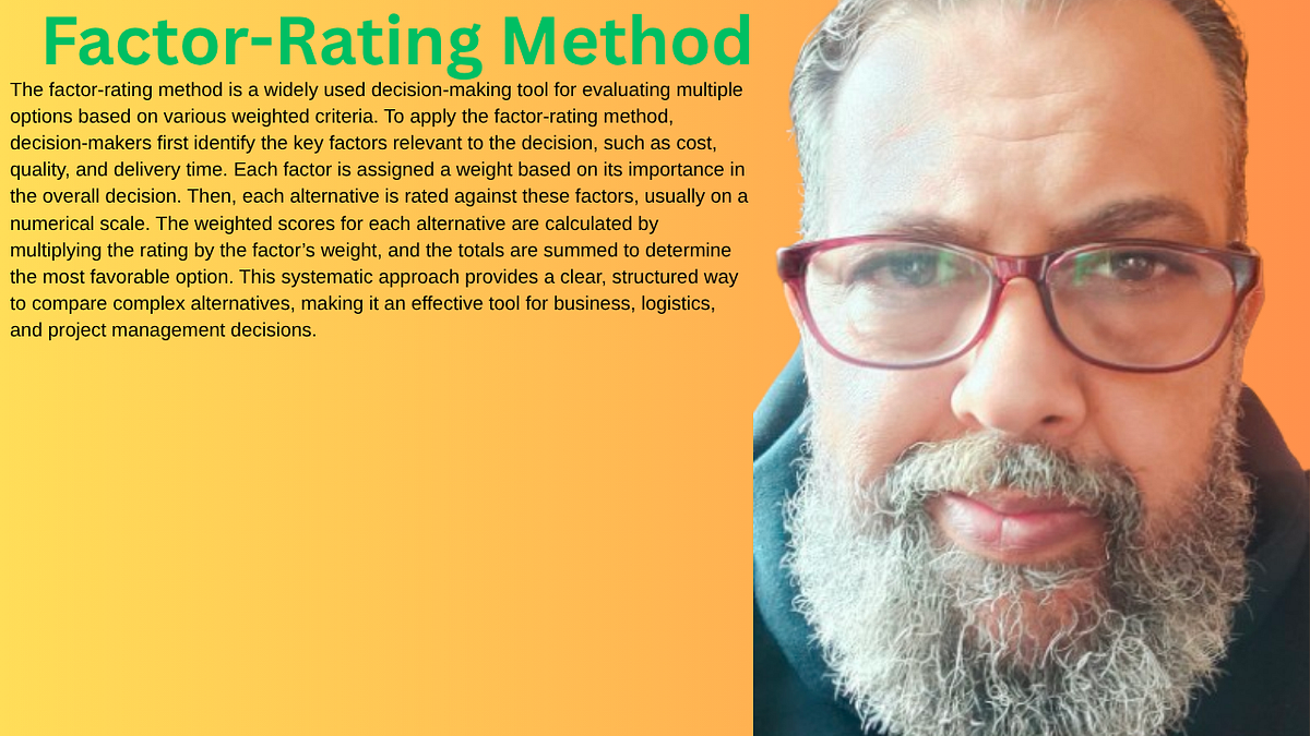 What is the factor rating method of plant location methods? What are ...