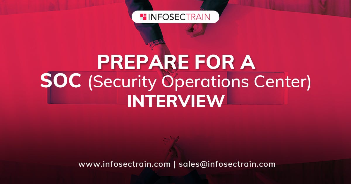 Prepare for a SOC (Security Operations Center) Interview by