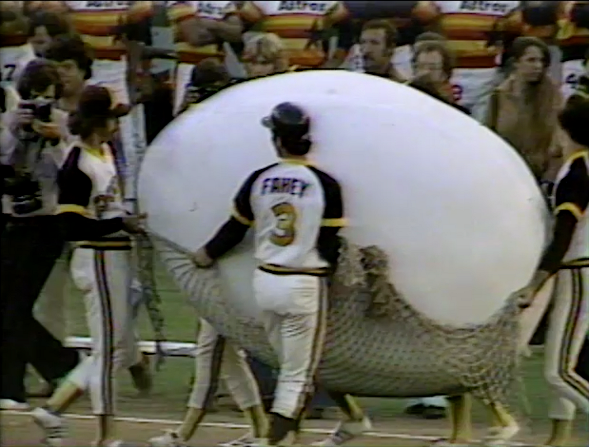 50 Moments — The San Diego Chicken was “Rehatched” on June 29, 1979