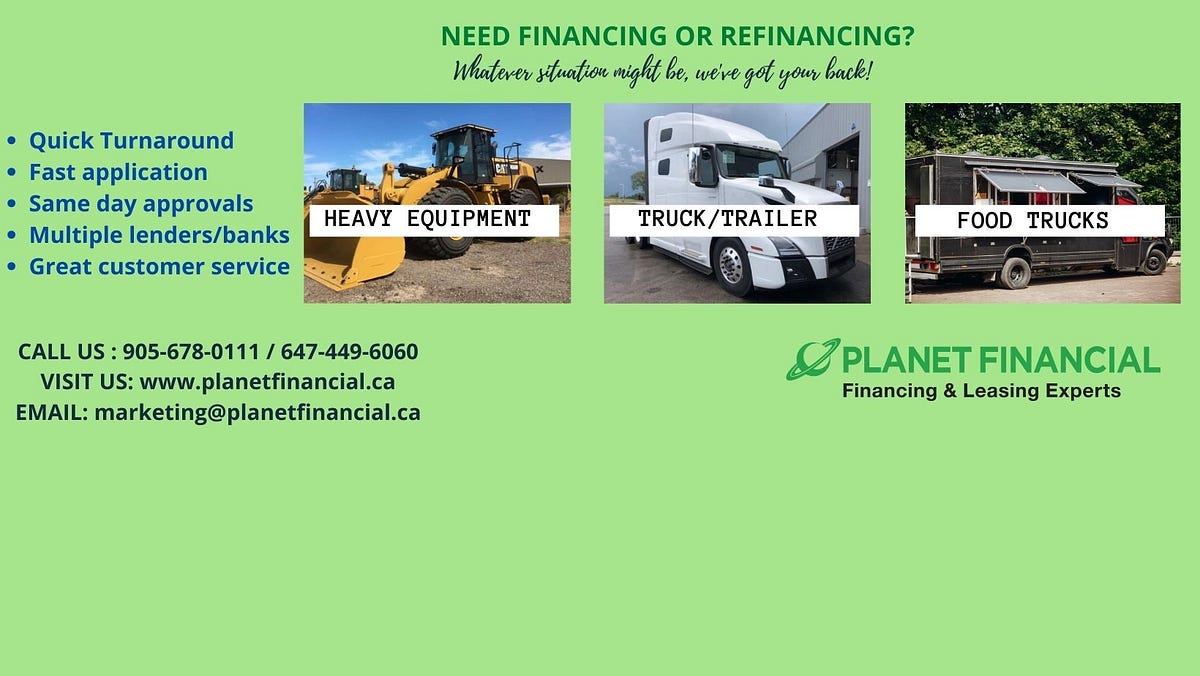 Get the Best Deals on Trucks and Trailers Financing for Your Commercial Needs by