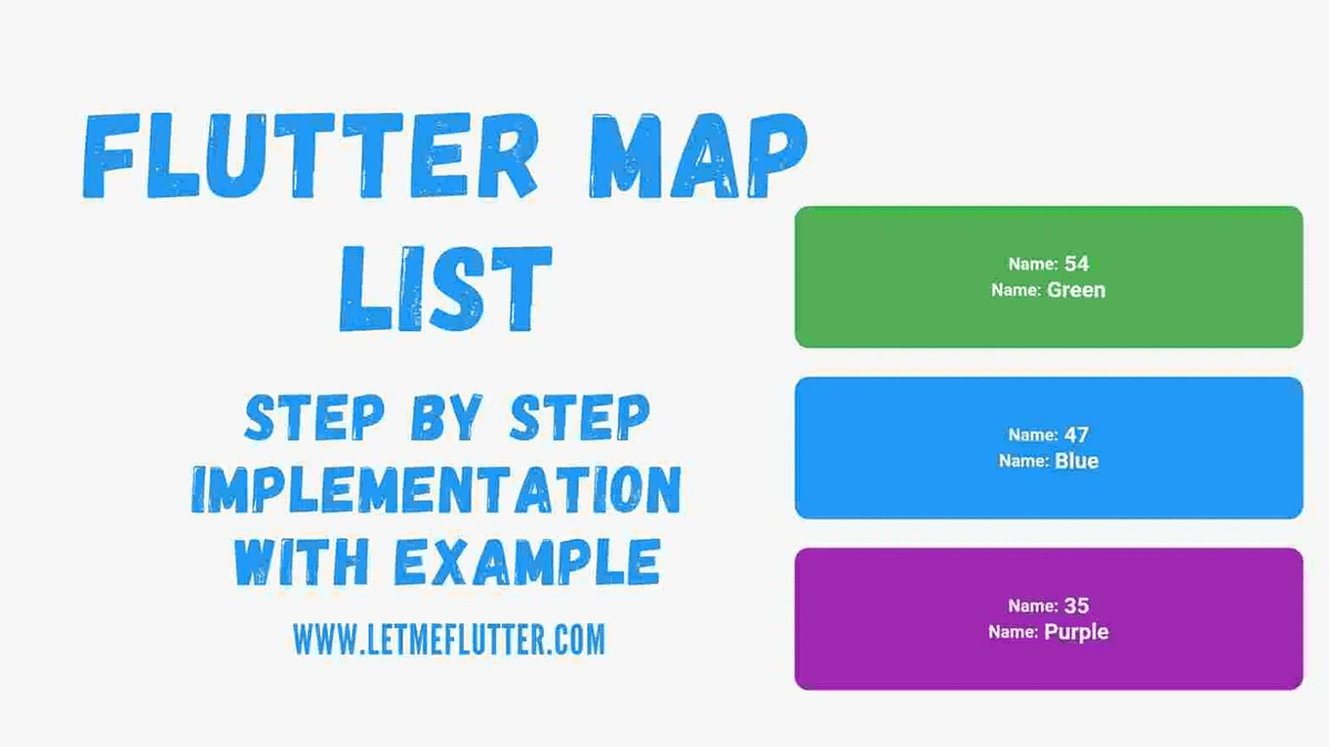 How To Create And Use Flutter Map List | by Zeeshan Ali | Medium