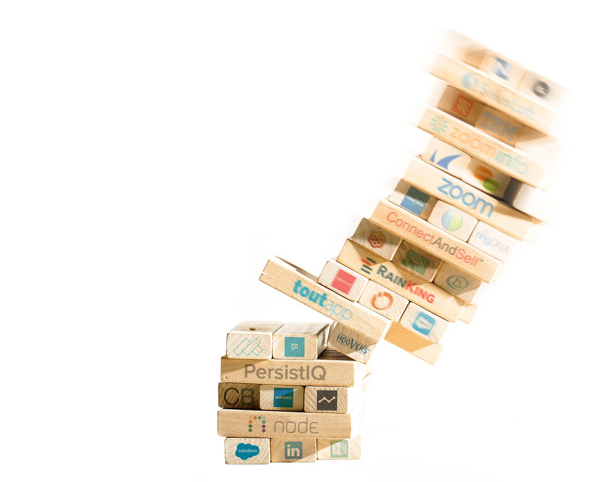 The Outbound Stack is Toppling. and sales reps should take cover | by ...