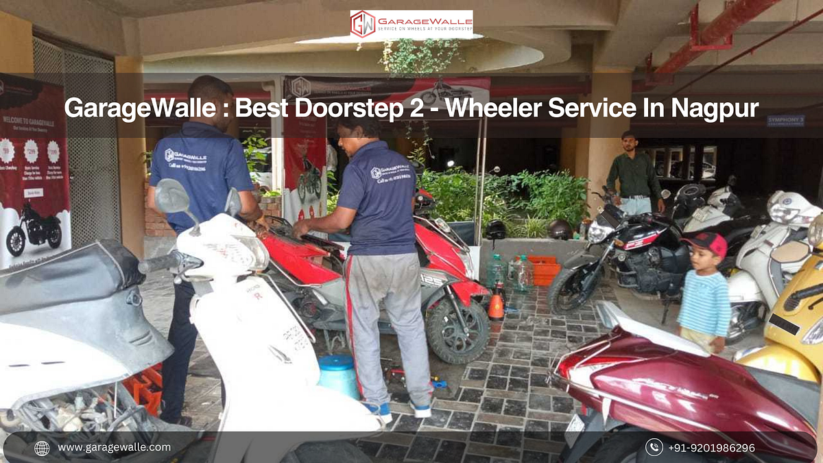 GarageWalle Best Doorstep 2wheeler Service In Nagpur GarageWalle