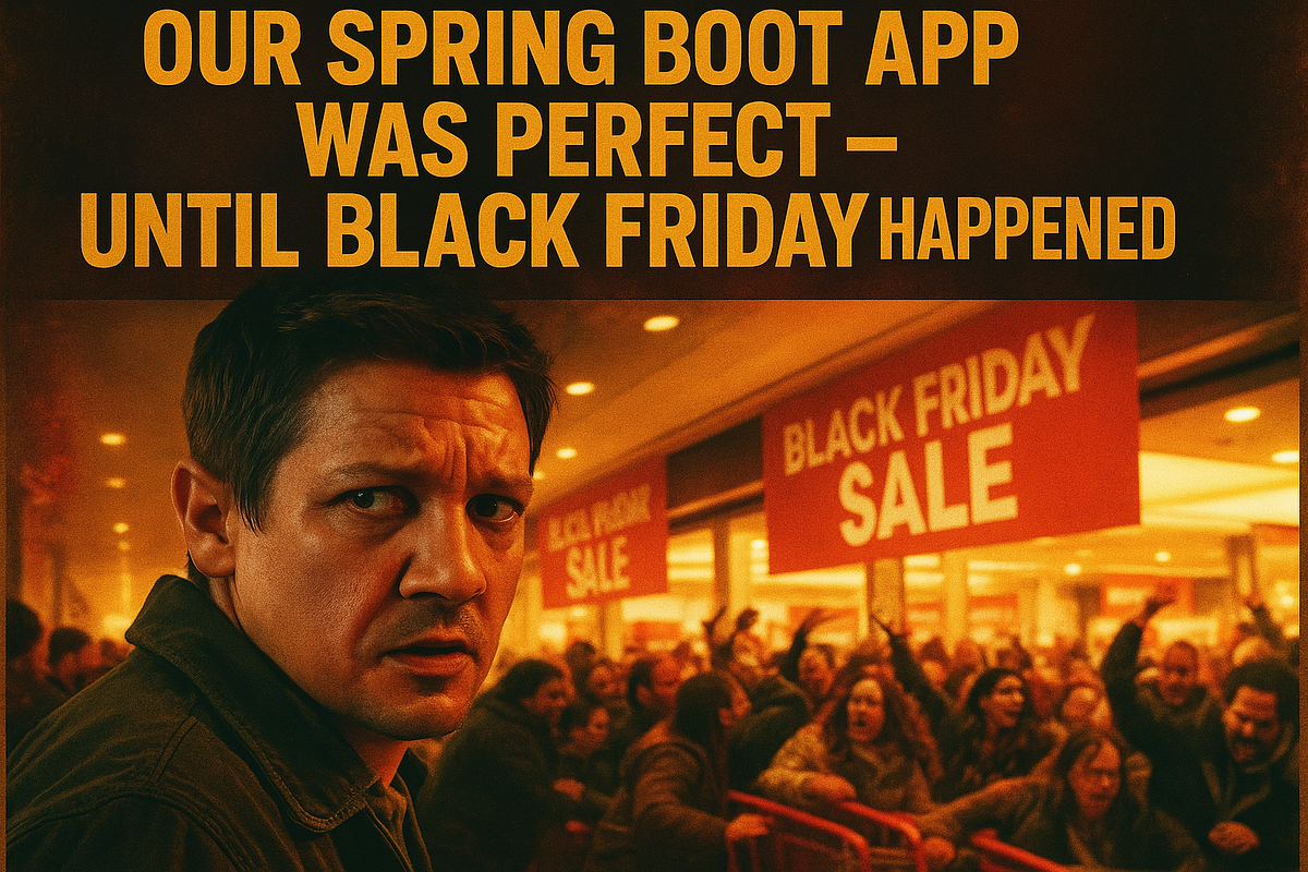 Our Spring Boot App Was Perfect — Until Black Friday Happened | by ...