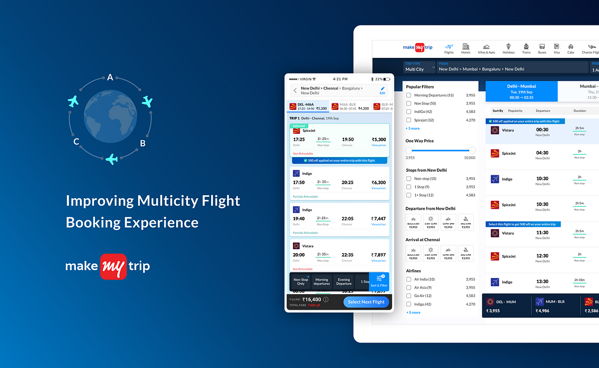 Redesigning MakeMyTrip’s Multicity Journey  by Astha  Medium