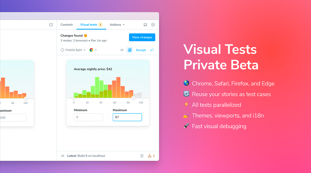 Chromatic Visual Test addon enters private beta | by Joe | Storybook ...